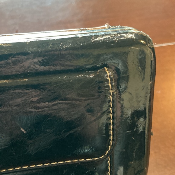 Brown Cross Wallet with Bling and Clasp Closure - Picture 7 of 13